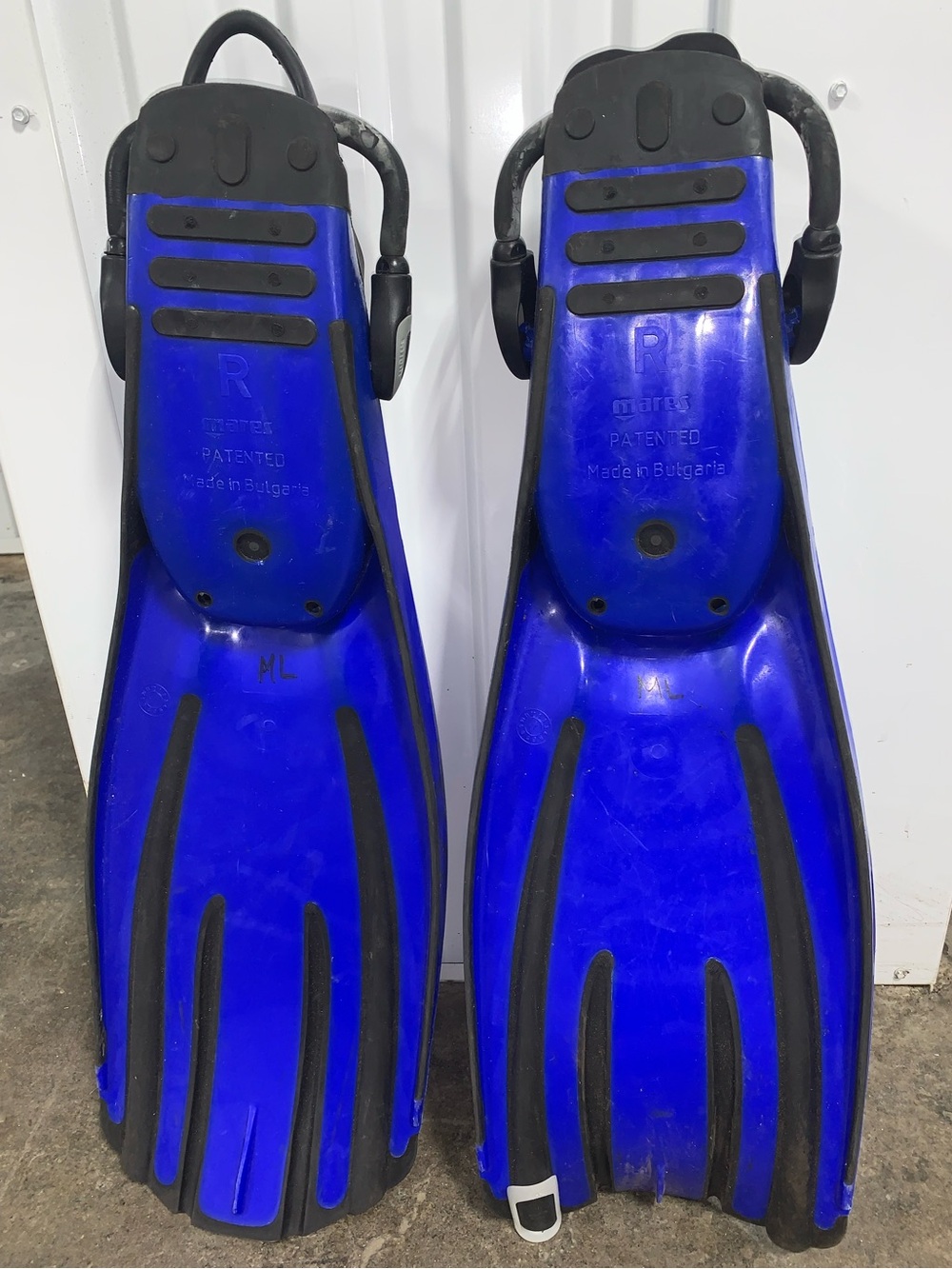 Scuba Diving Fins Adjustable Open Heel - Men’s Size Regular - Picture 7 of 14
